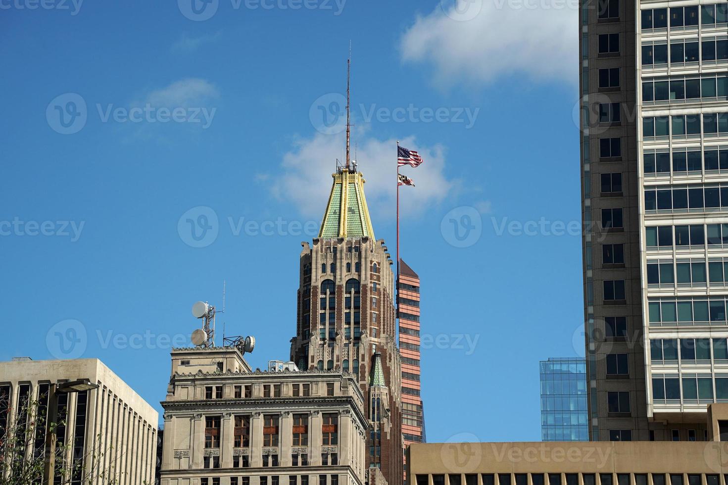 baltimore maryland skyscrapers detail of photo