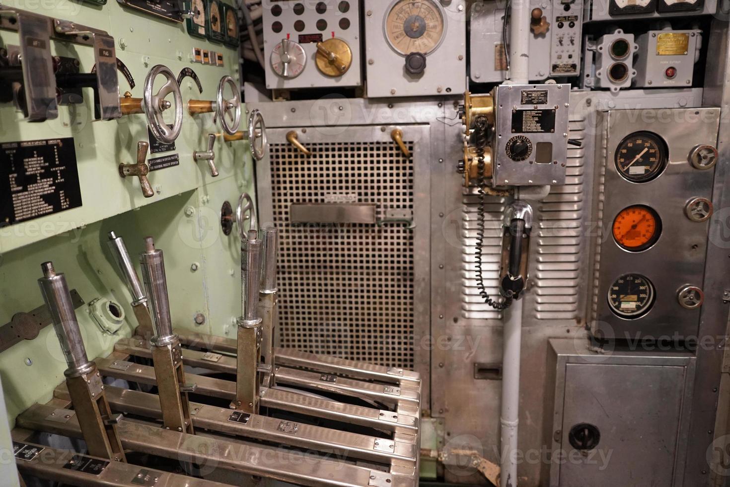 Inside military war submarine warship photo