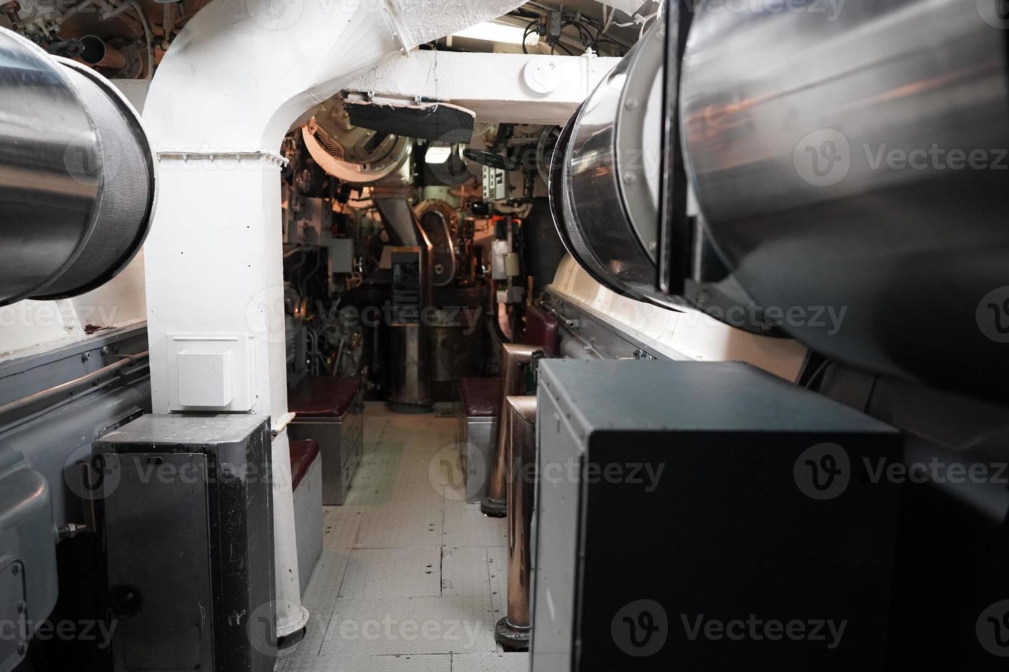 Inside military war submarine warship photo