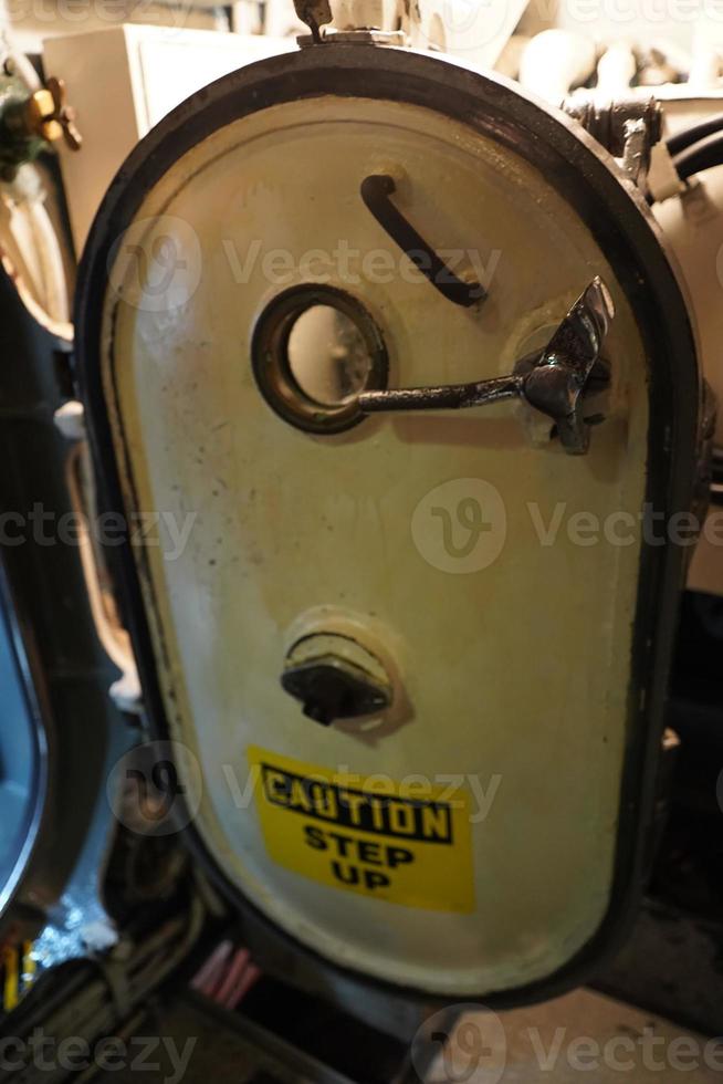 Inside military war submarine warship photo