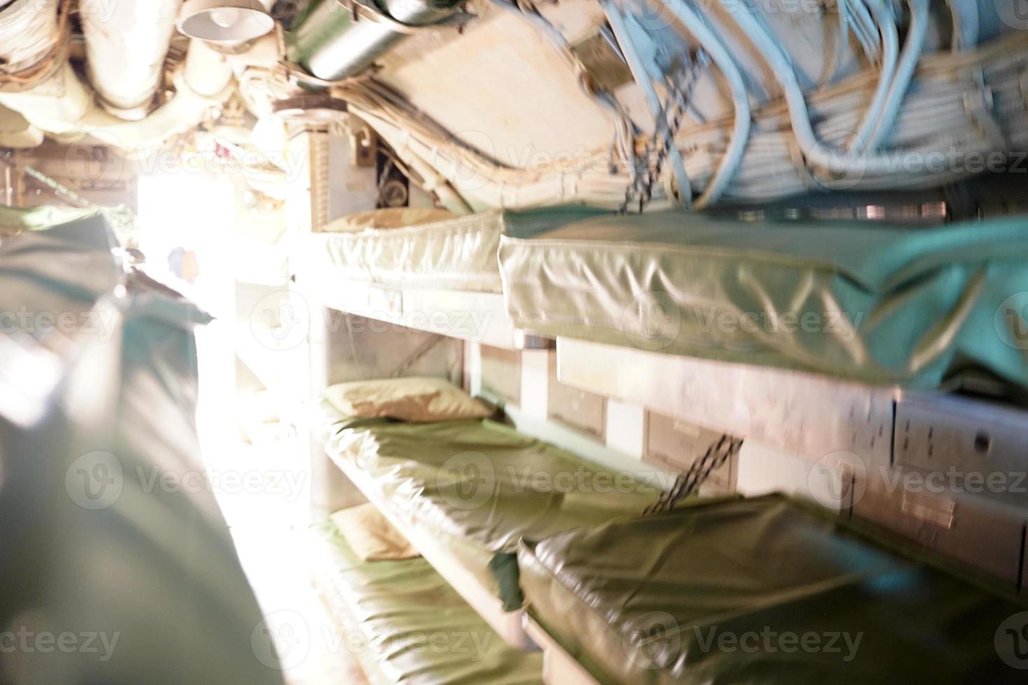 Inside military war submarine warship photo