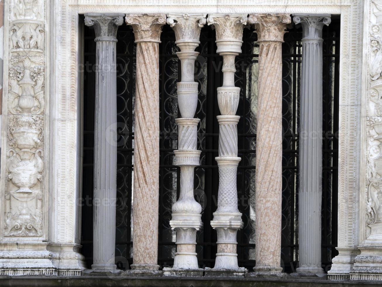 santa maria maggiore church bergamo detail photo