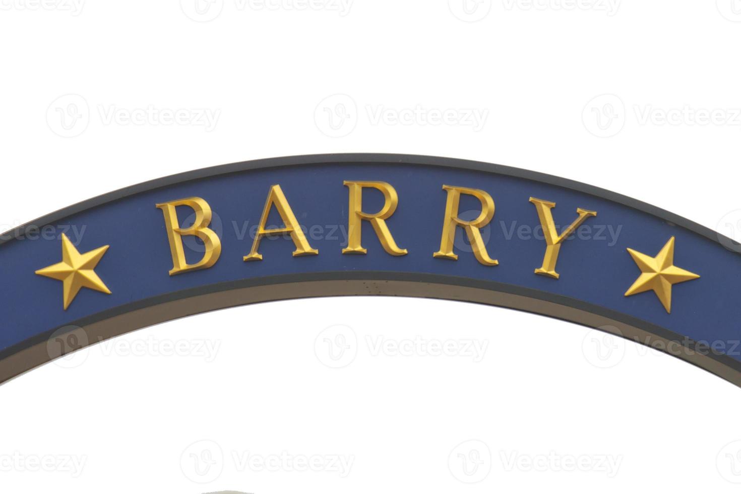 Barry Navy Sign in Annapolis Maryland photo
