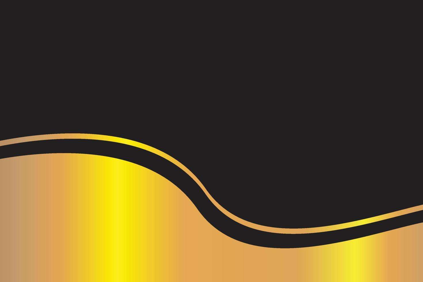 gold and black color luxury background vector