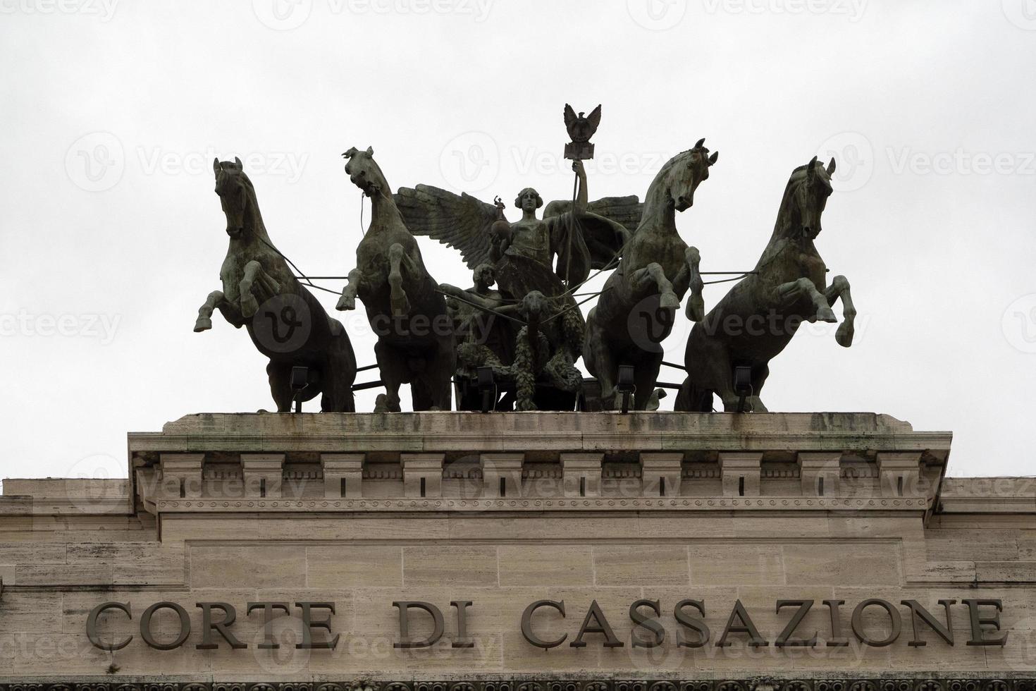 Rome Corte di Cassazione building palace of supreme justice photo