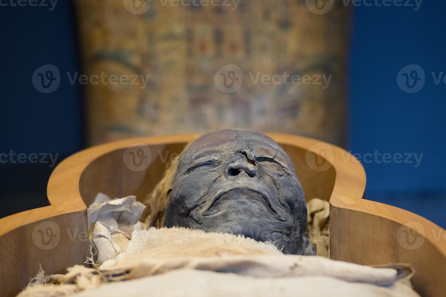Egyptian mummy close up photo