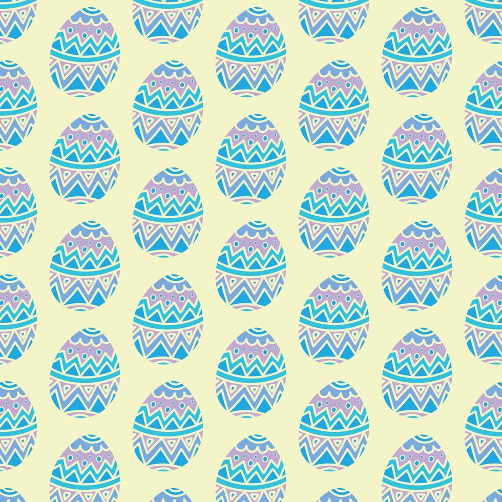 easter egg pattern background vector