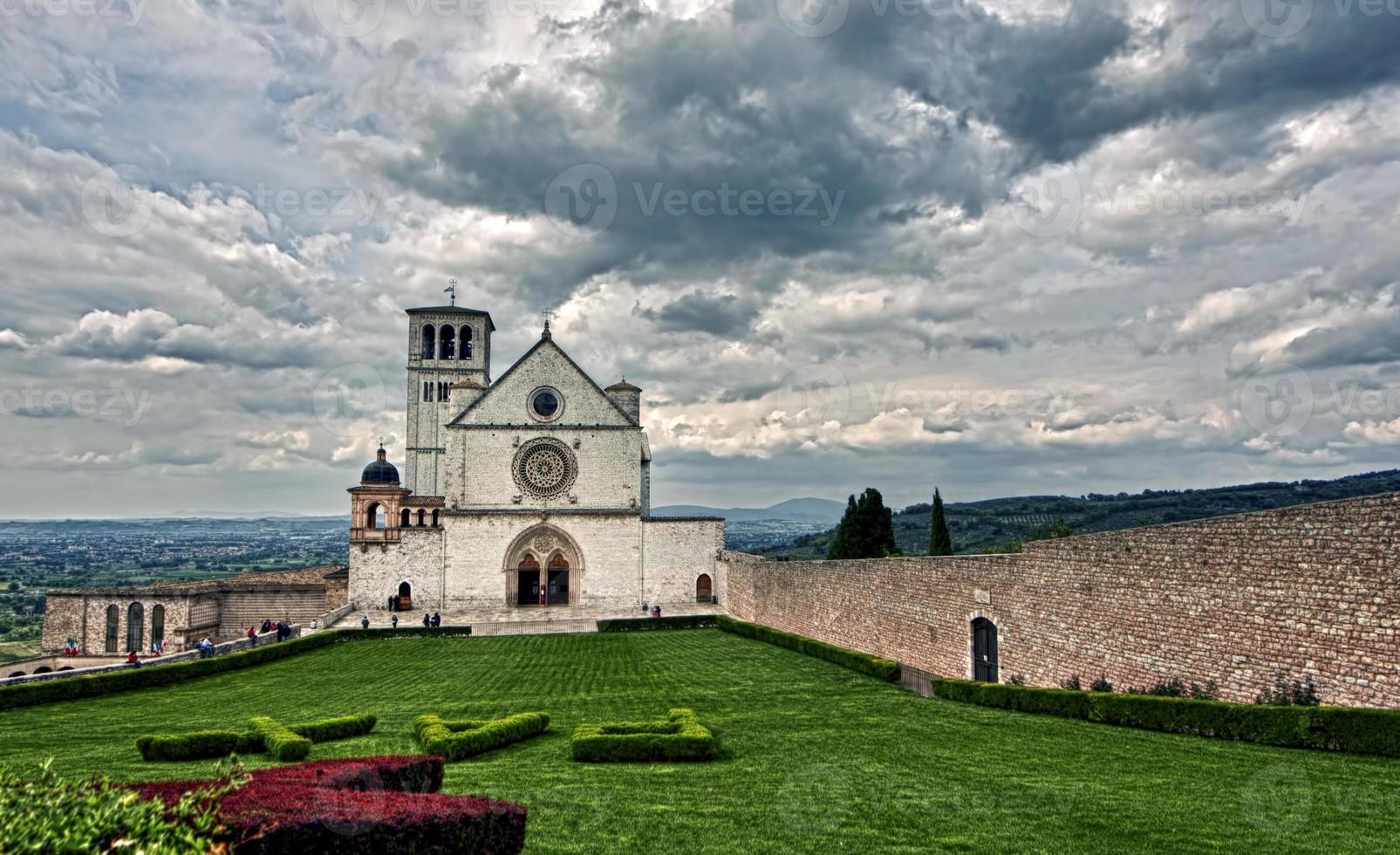 Assisi dome Italian Basilica of saint francis photo