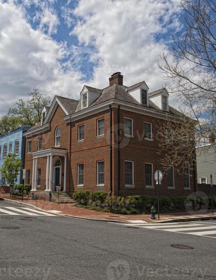 georgetown dc washington houses photo