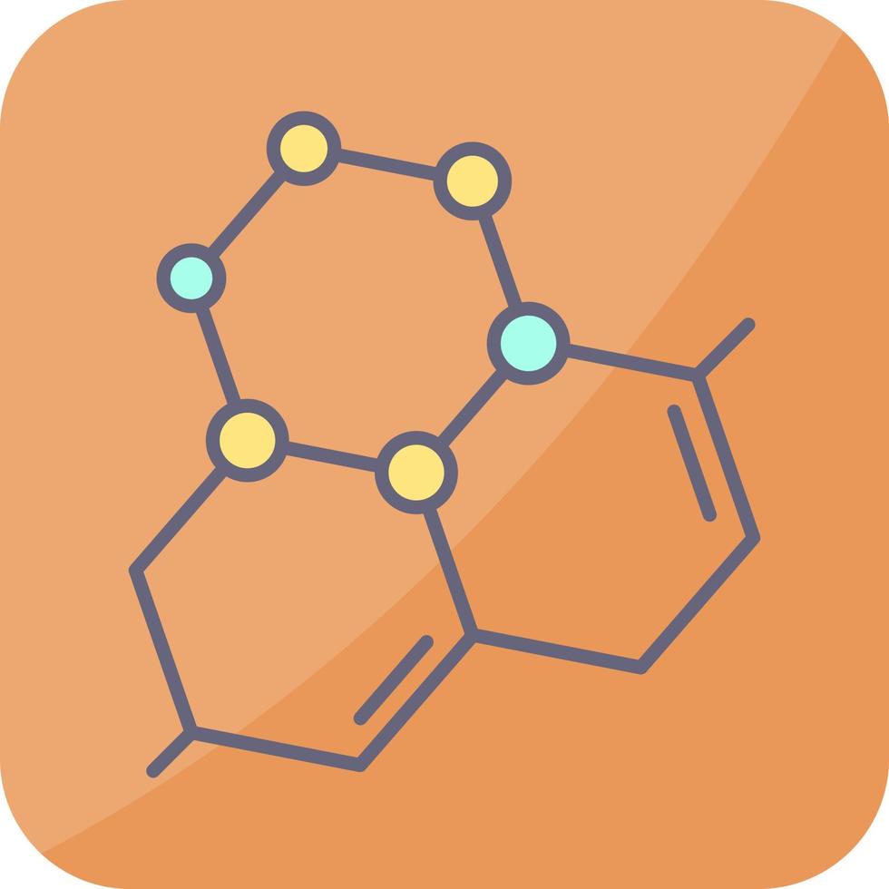 icono de vector de molécula