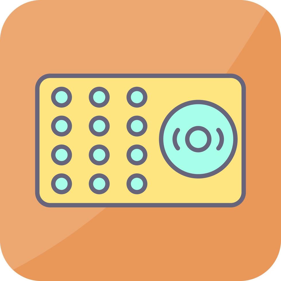 Unique Ring Alarm Vector Icon