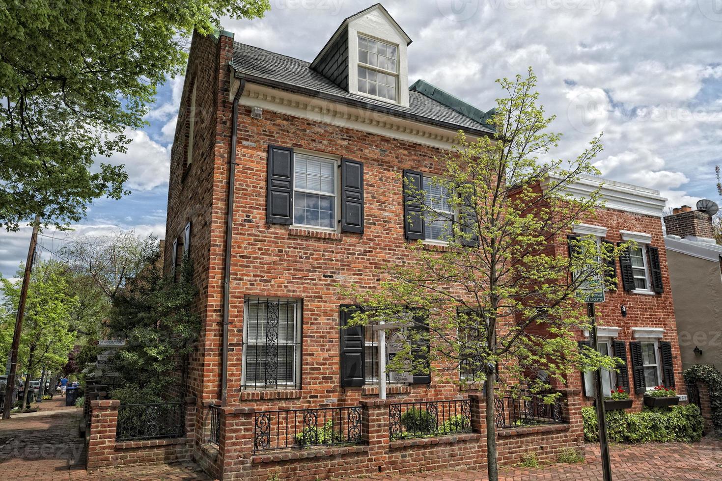 georgetown dc washington houses photo