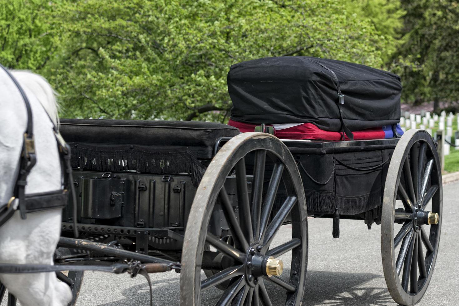 WASHINGTON D.C., USA - MAY, 2 2014 - US Army marine funeral at Arlington cemetery photo