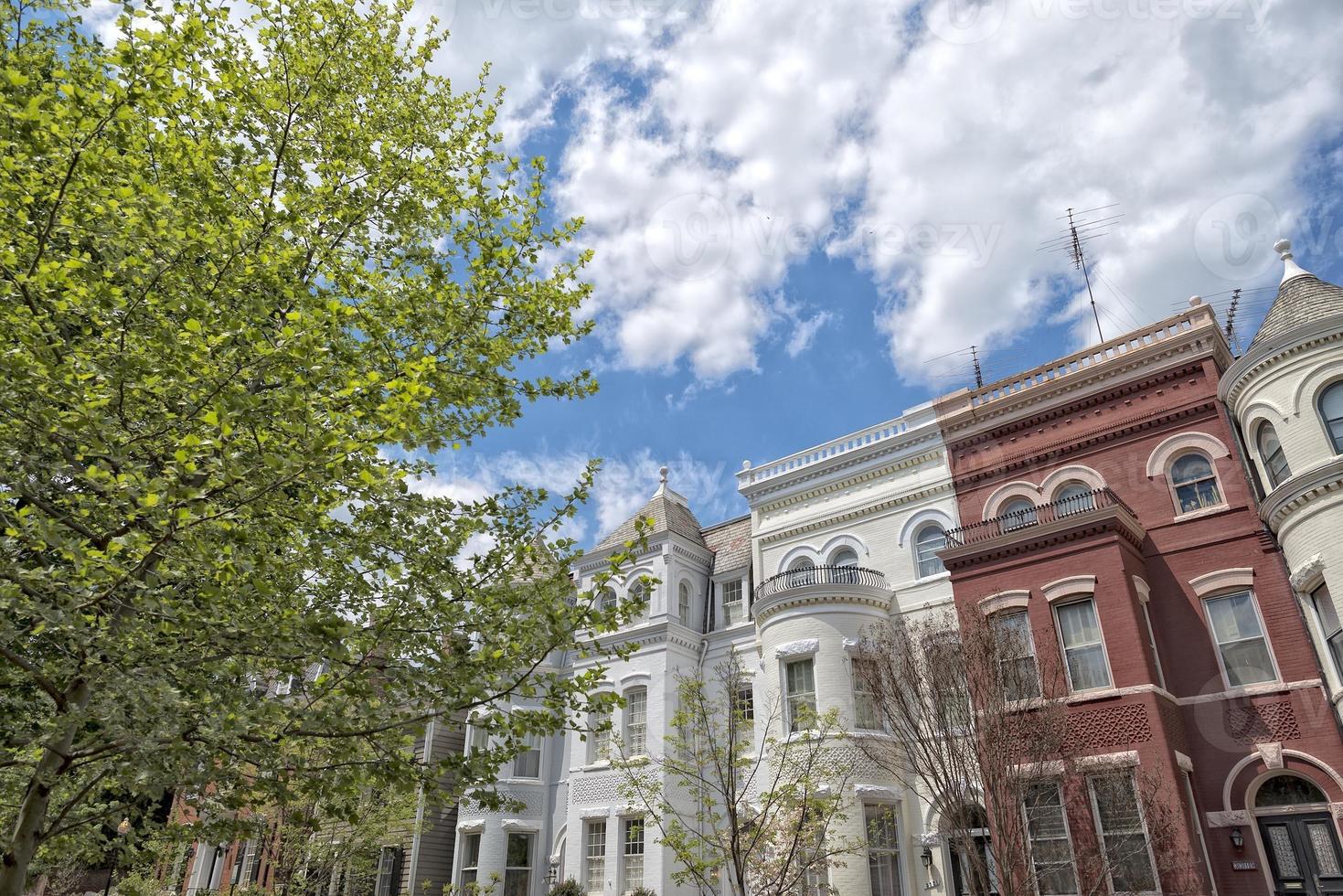 georgetown dc washington houses photo