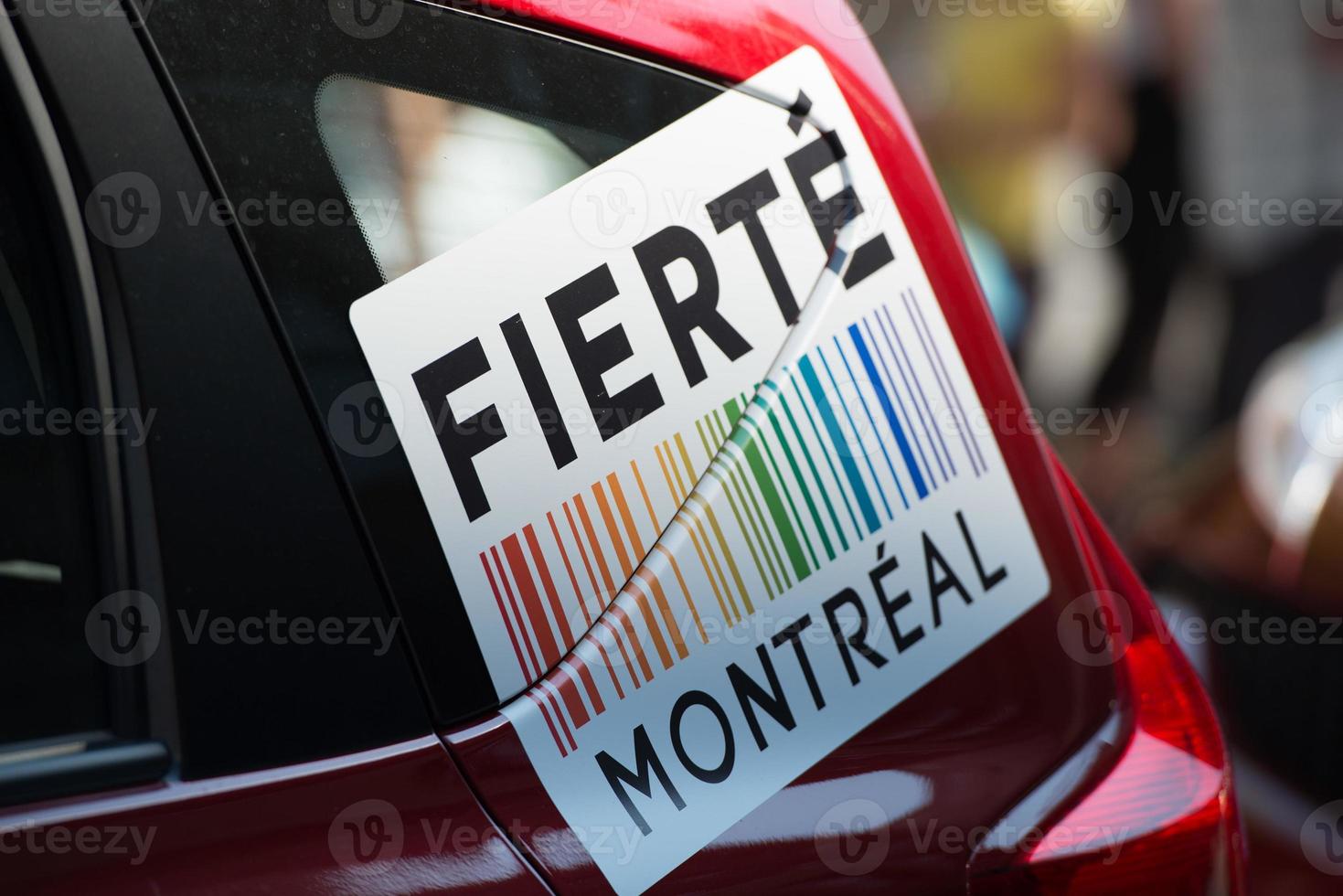 Montreal, Canadá - 18 de agosto de 2013 - desfile del orgullo gay foto