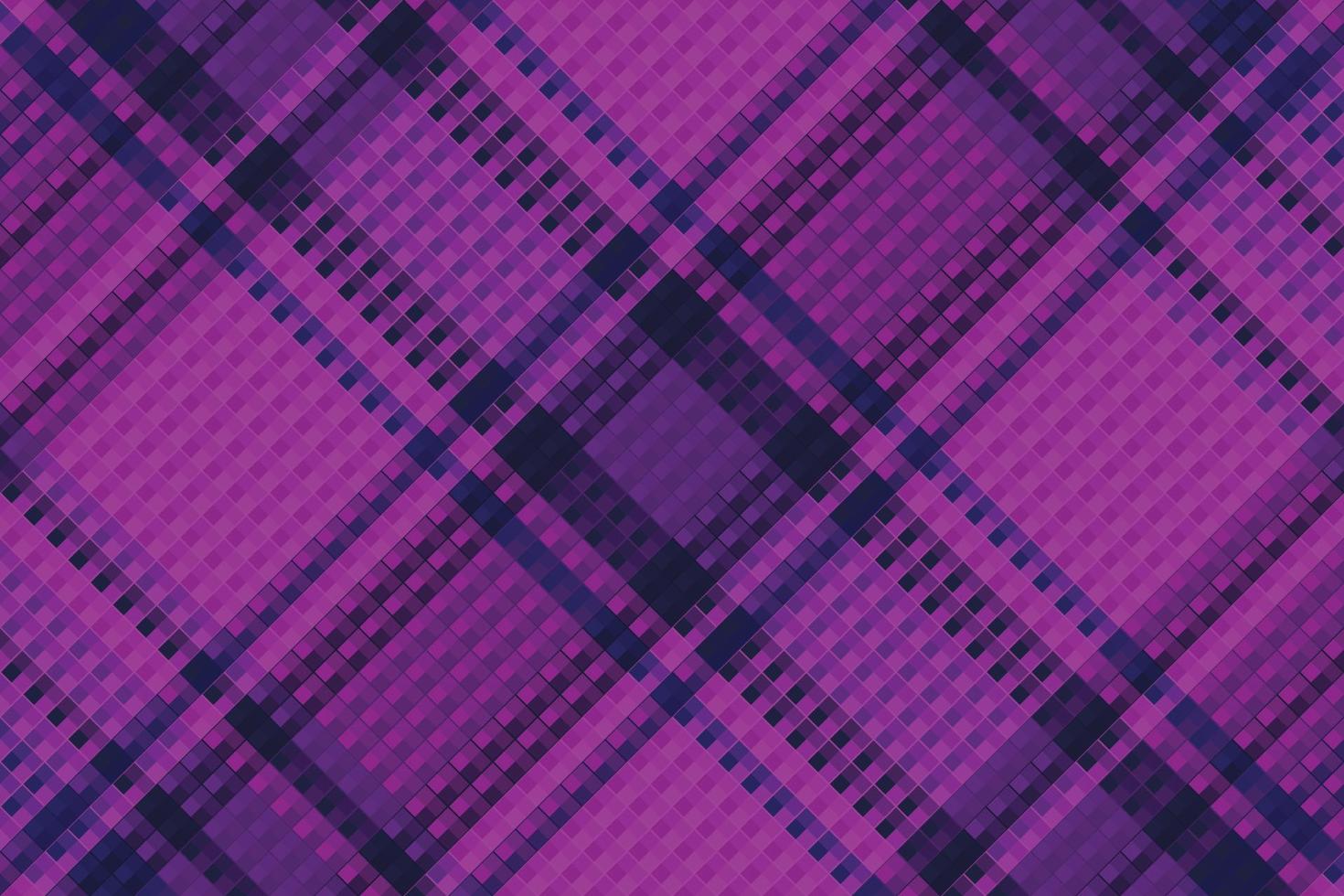 Tartan plaid pattern with dark color. vector