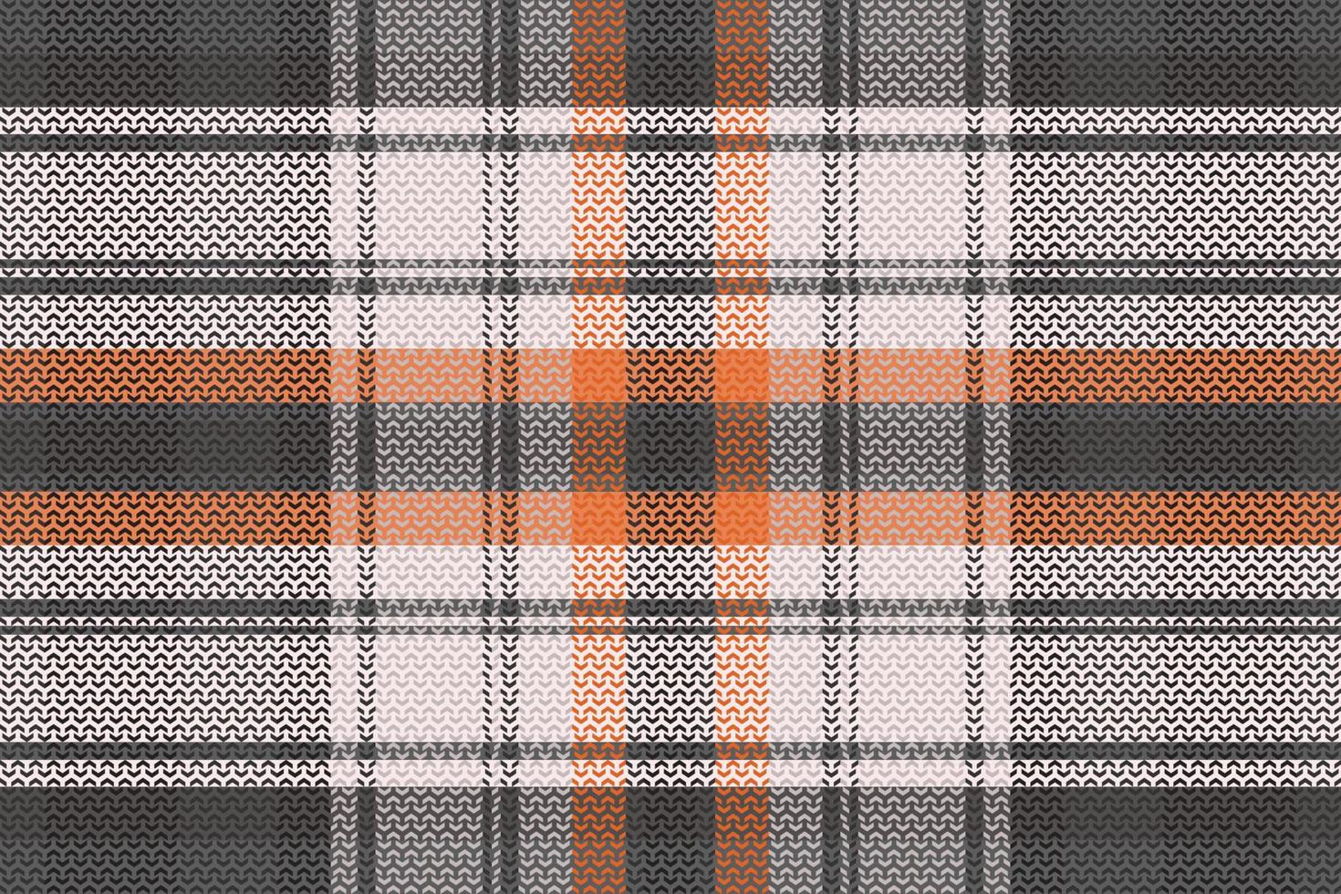Tartan plaid pattern with dark color. vector