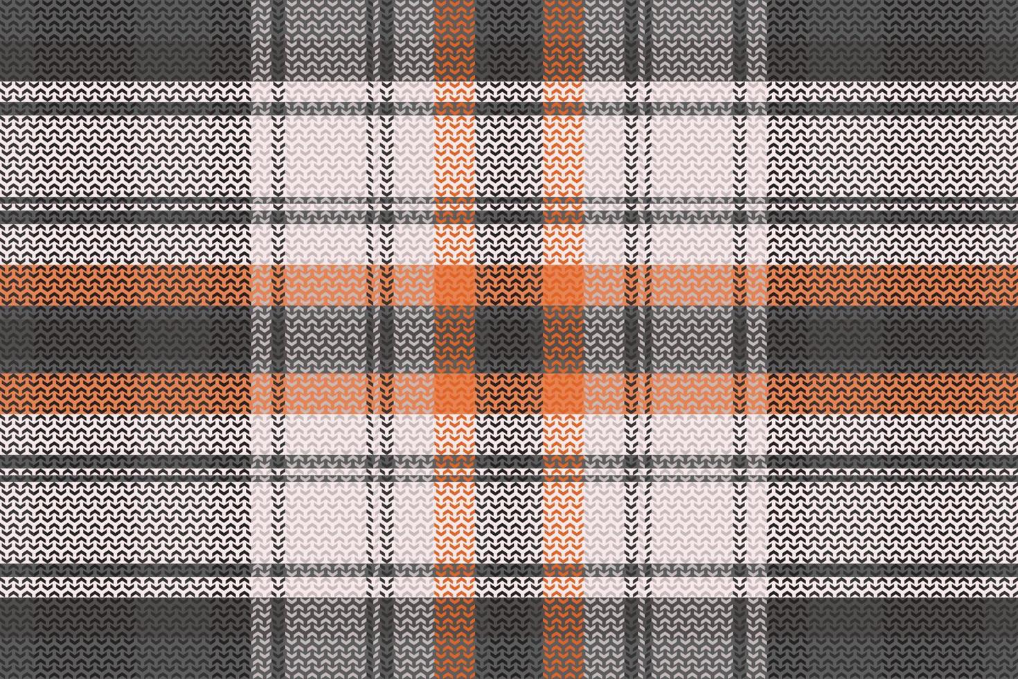 Tartan plaid pattern with dark color. vector