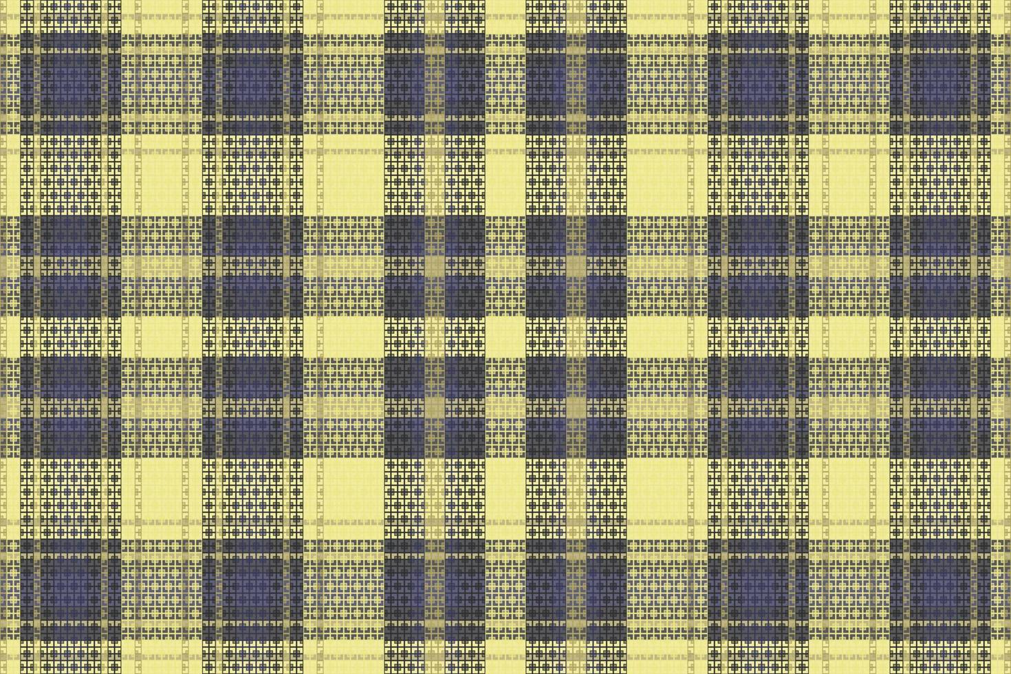 Tartan plaid pattern with dark color. vector