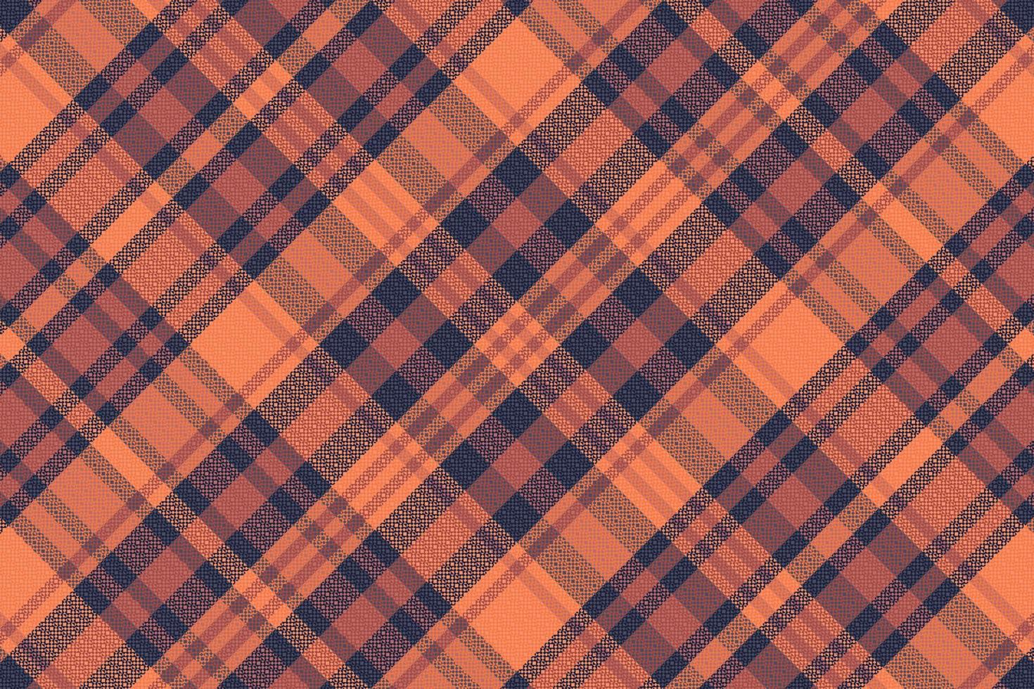 Tartan plaid pattern with dark color. vector