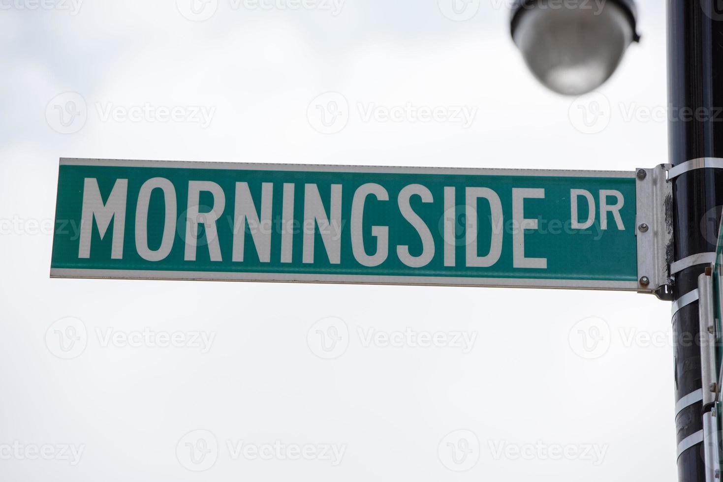 New york street sign Morningside DR photo