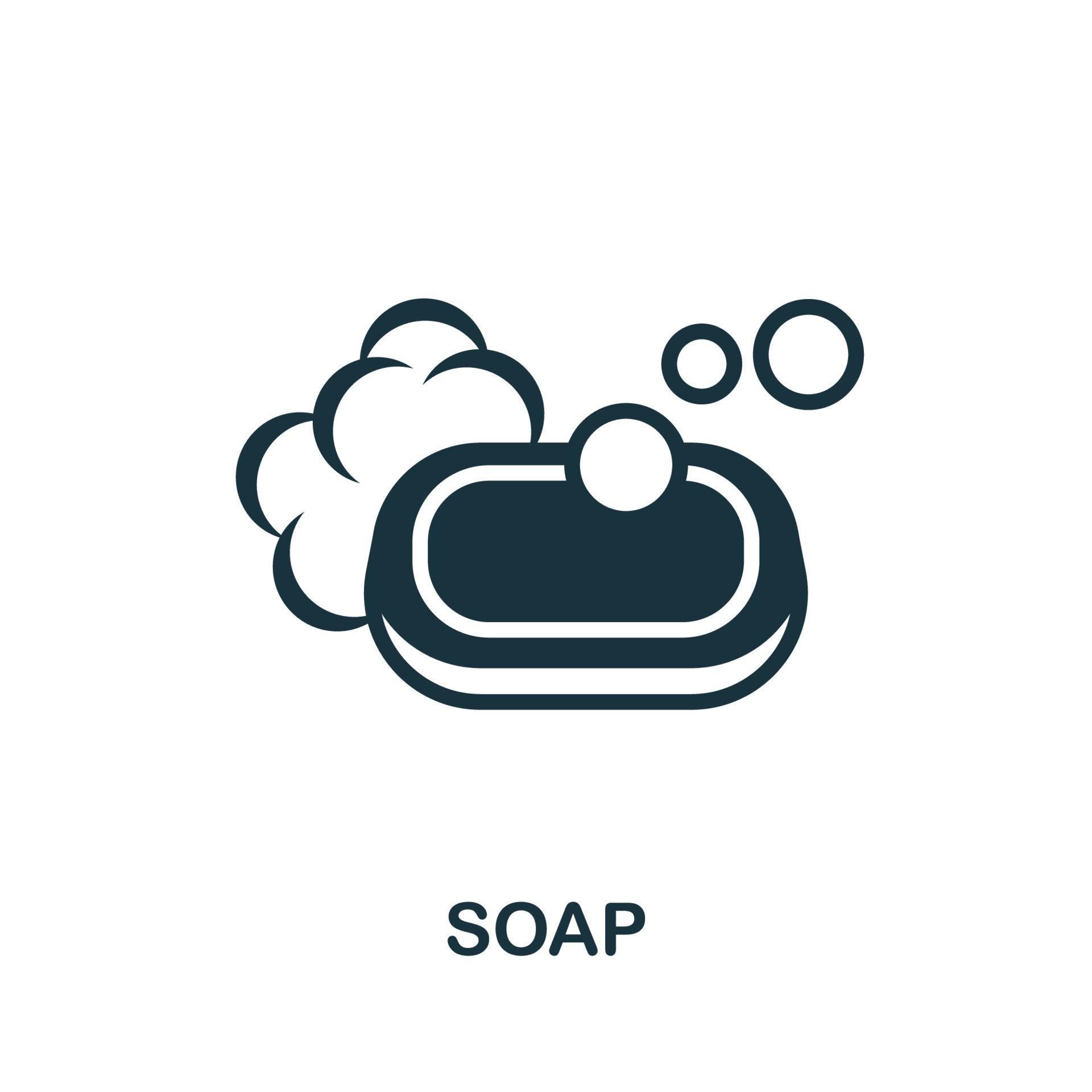 Soap icon. Simple element from hygiene collection. Creative Soap icon ...