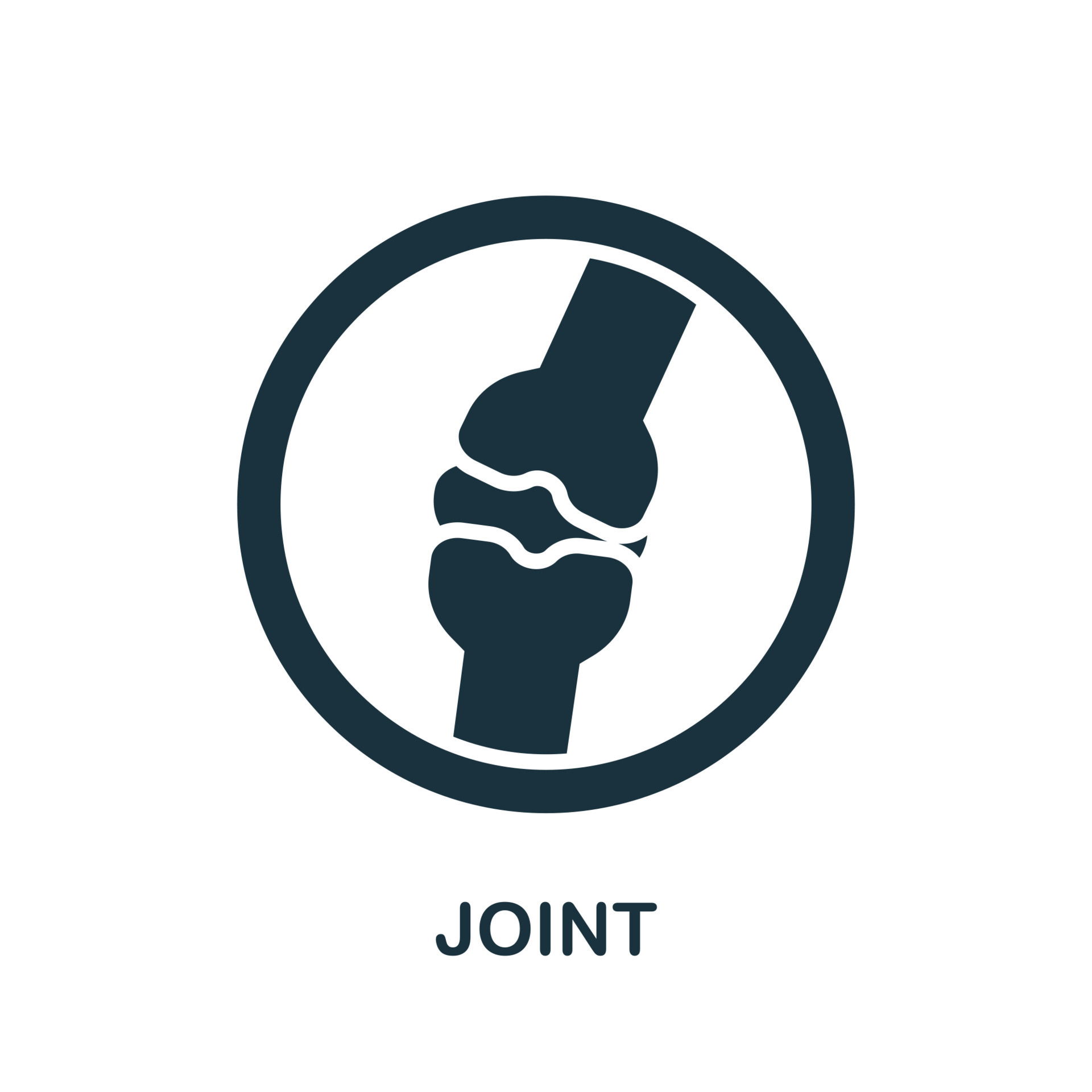 Joint icon. Simple element from internal organs collection. Creative ...