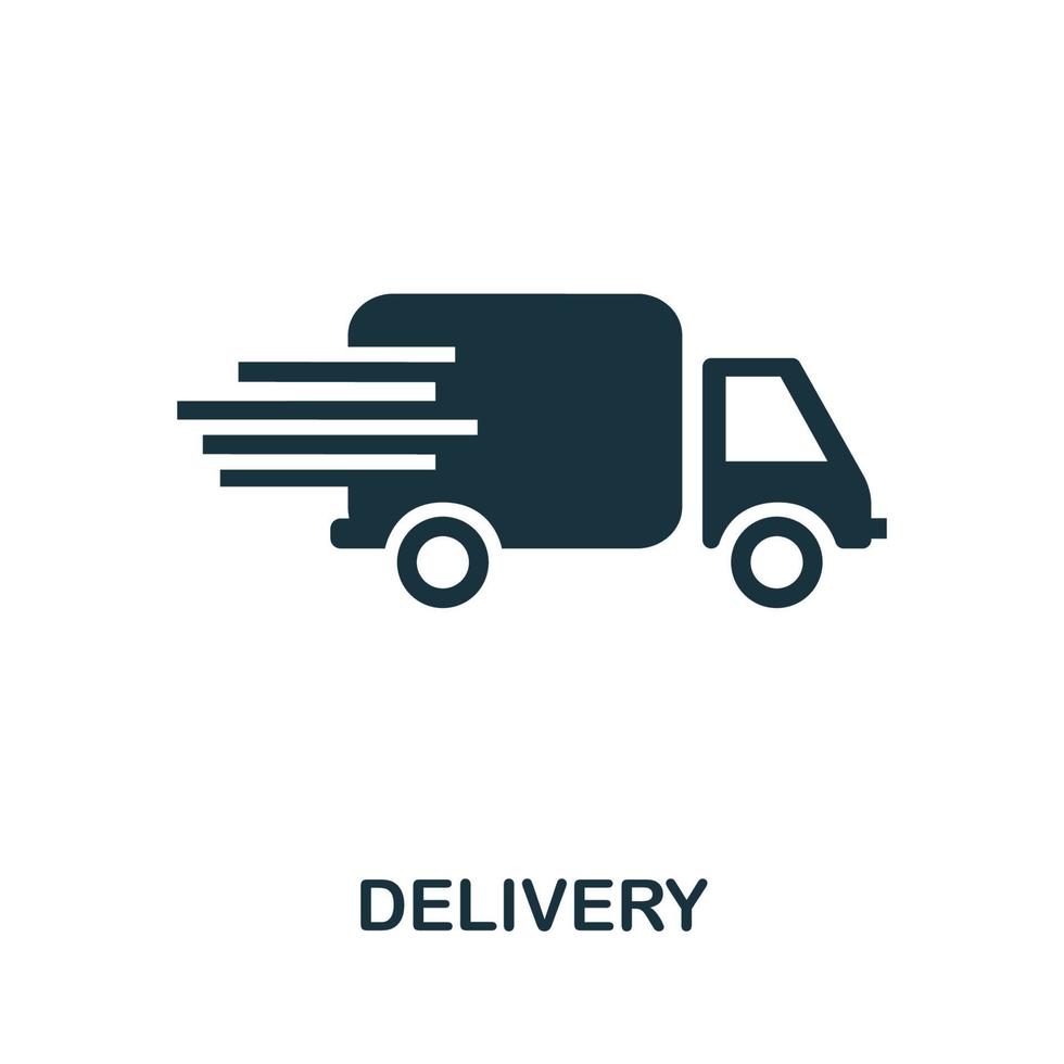 Delivery icon. Simple illustration from laundry collection. Creative Delivery icon for web design, templates, infographics and more vector