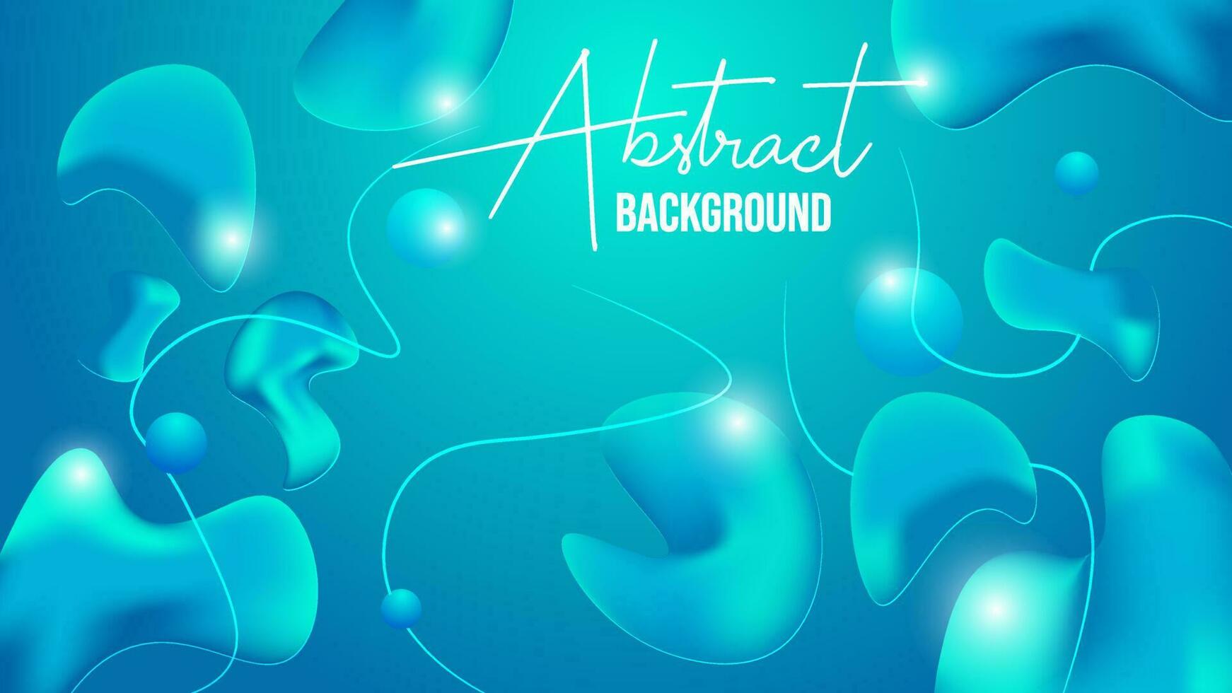 abstract background design with fluid style vector