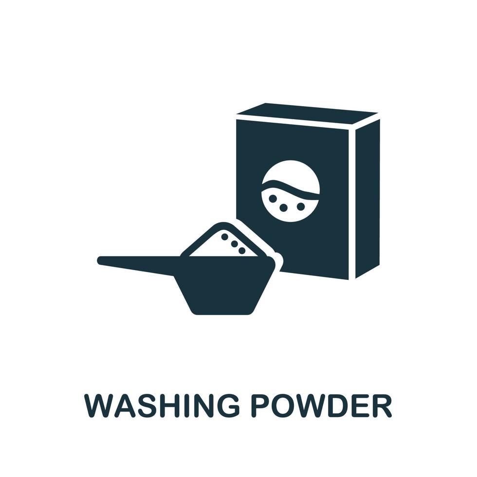 Washing Powder icon. Simple illustration from laundry collection. Creative Washing Powder icon for web design, templates, infographics and more vector