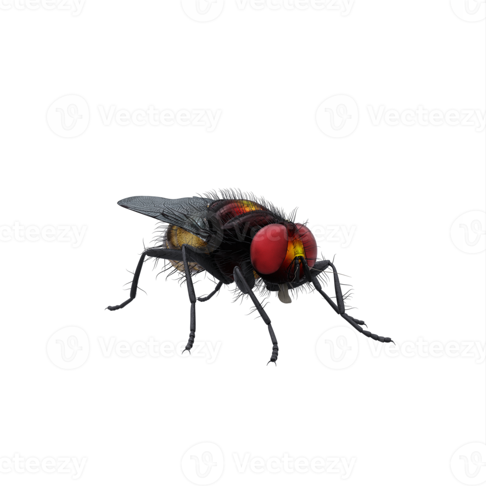 3d Housefly exotic isolated png