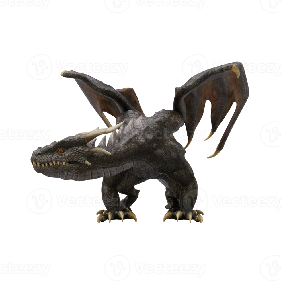 3d draak geïsoleerd png