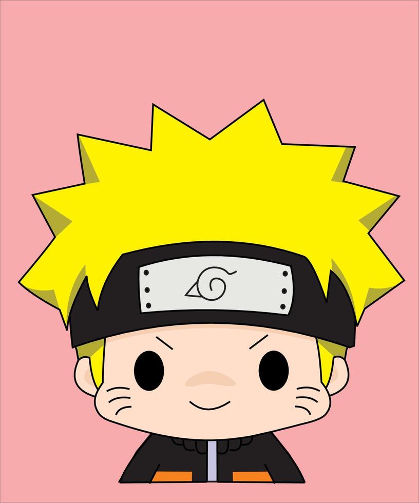 naruto chibi icon cute 18753399 Vector Art at Vecteezy