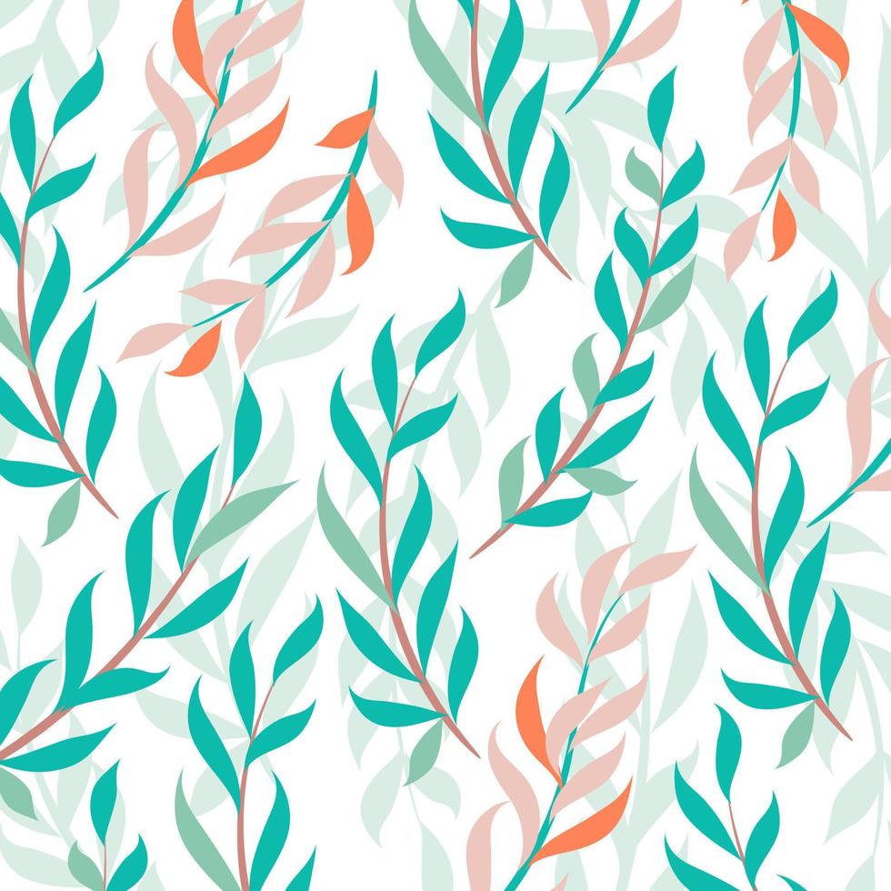 Leaf Ornamen Background vector