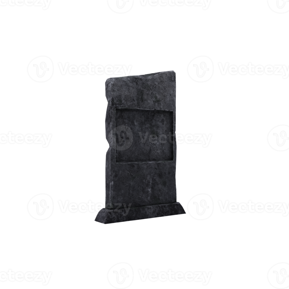 3d Tombstone isolated png