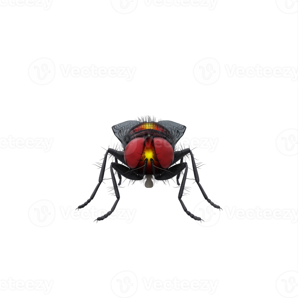 3d Housefly exotic isolated png