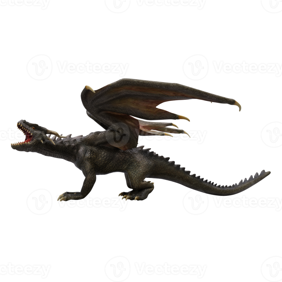 3d Dragon isolated png