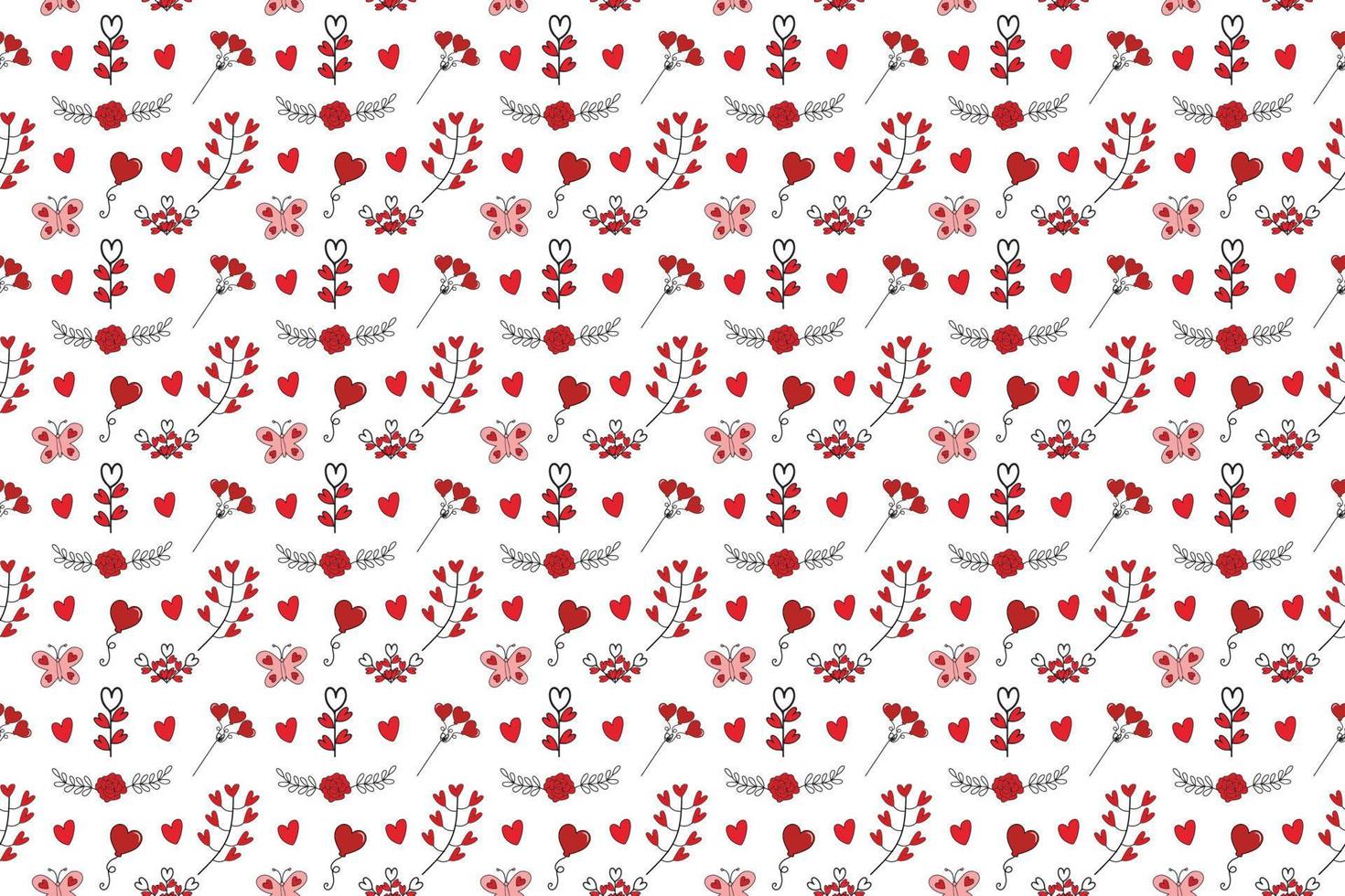 Valentine's Pattern Design vector