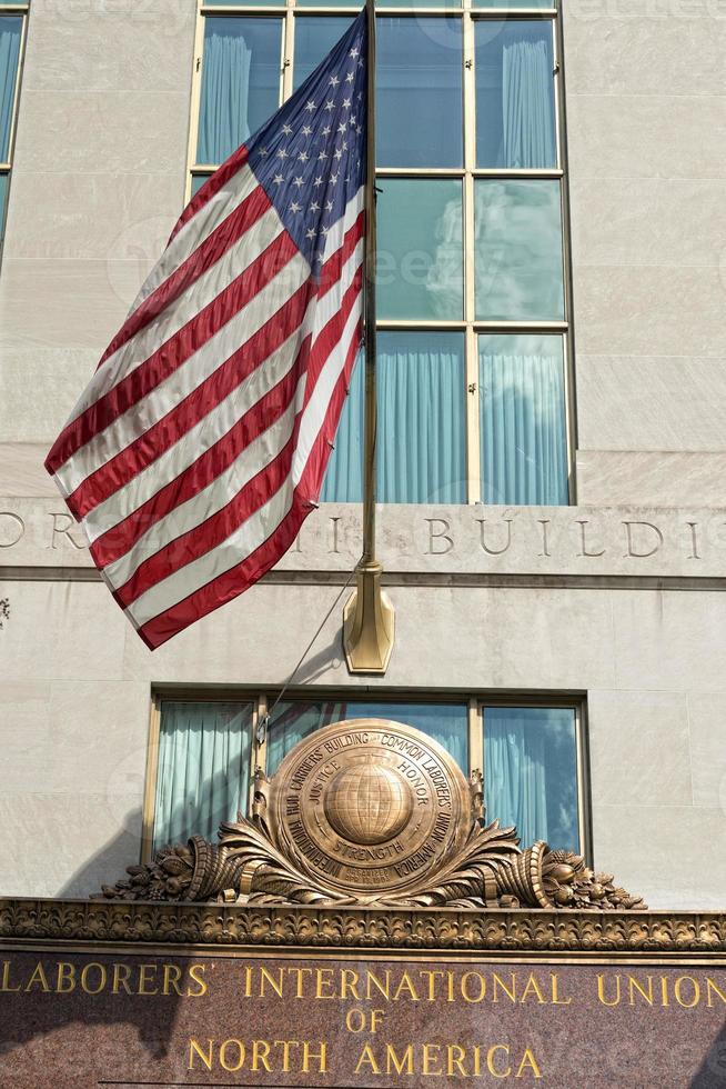 washington dc buldings laborers international union 18753978 Stock