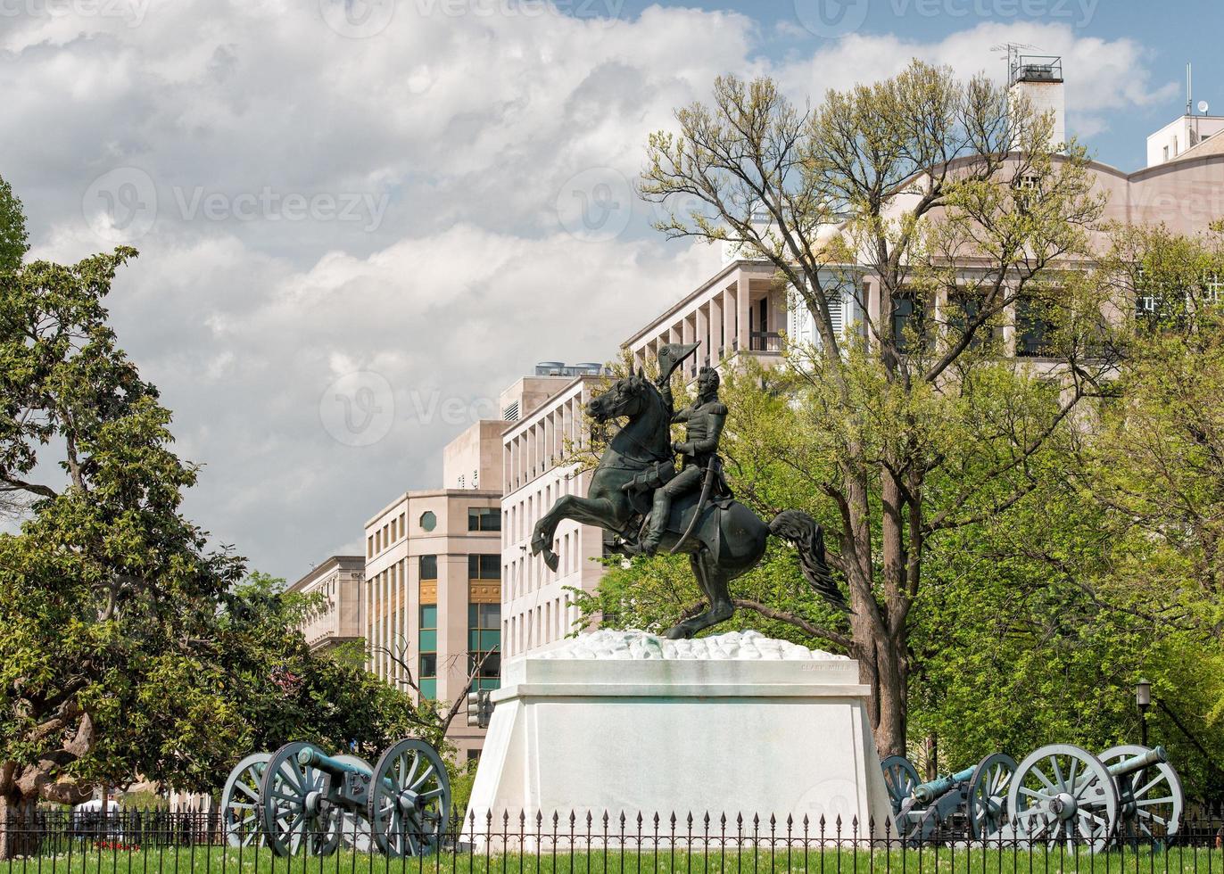 general jackson statue in washington photo