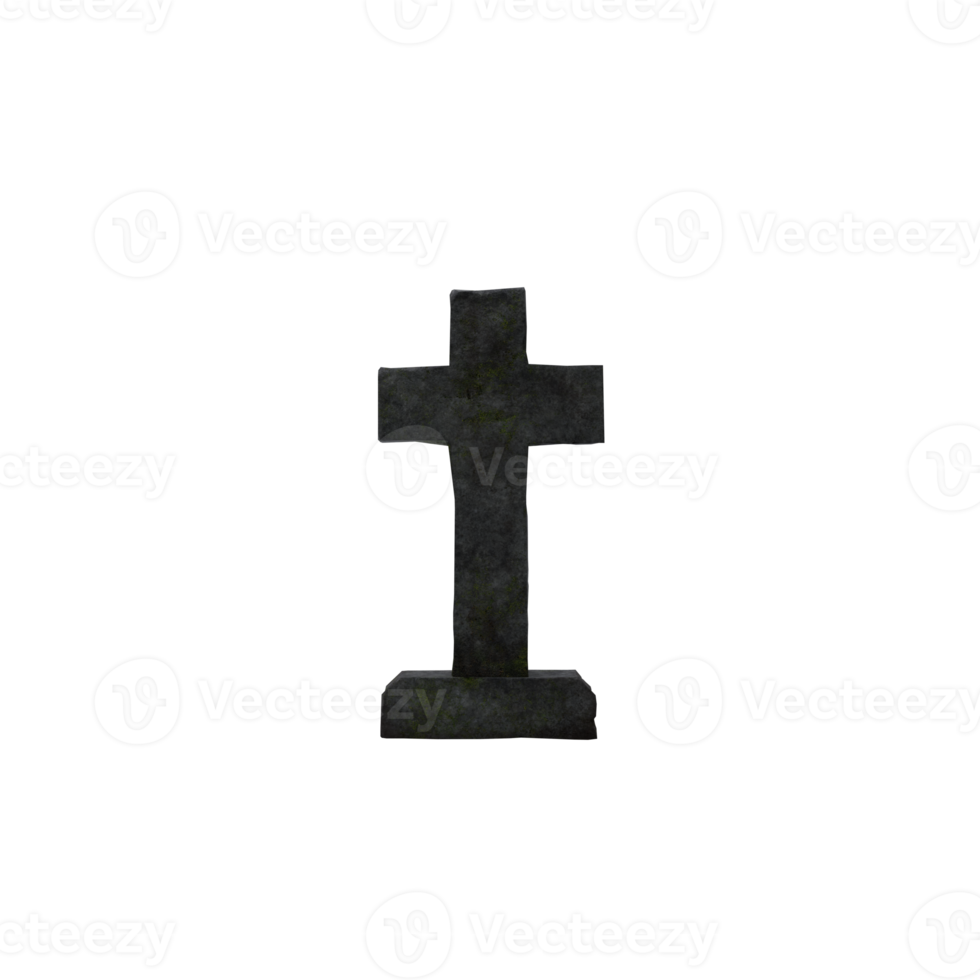 3d Tombstone isolated png