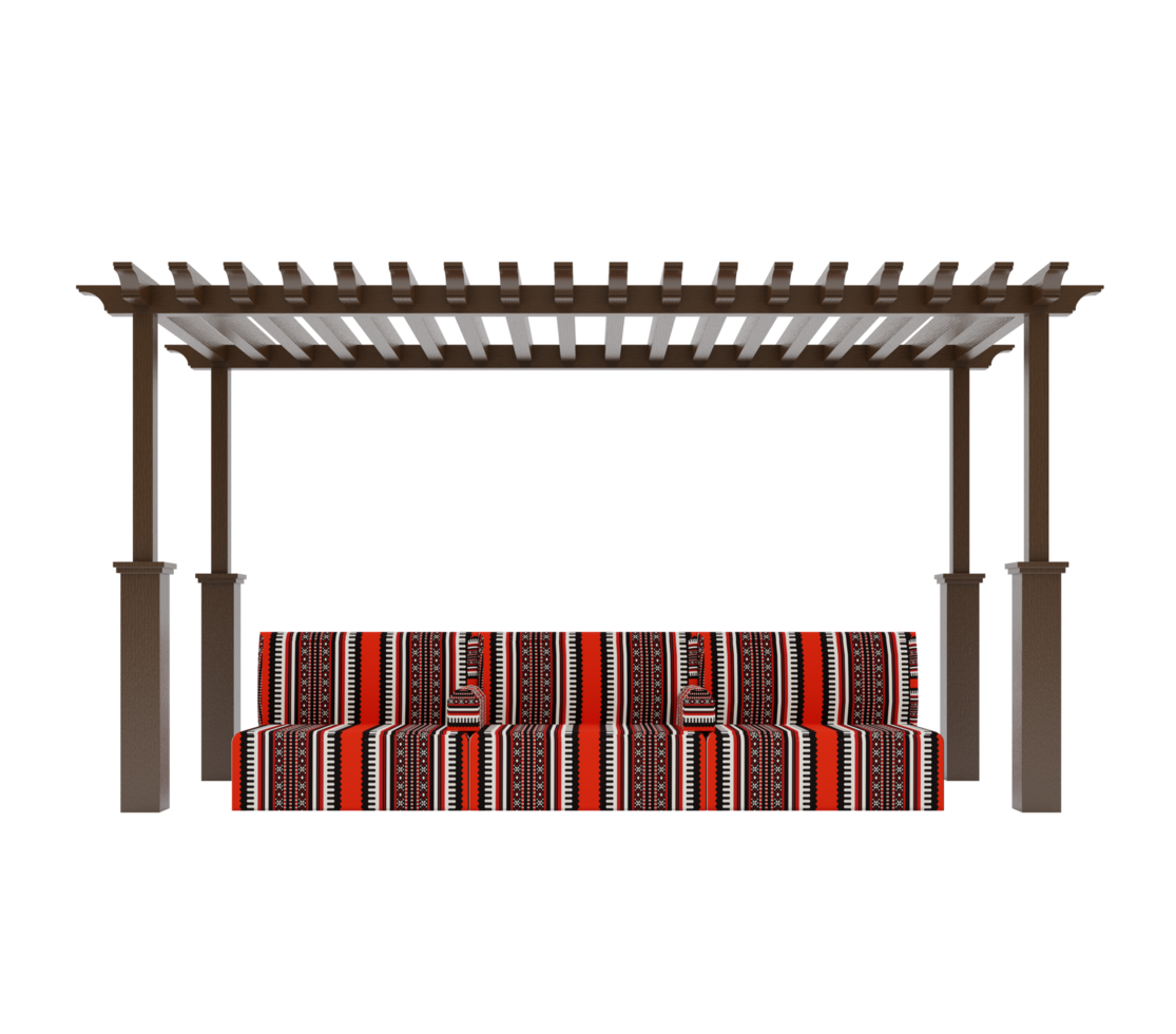 Traditional Pergola isolated png