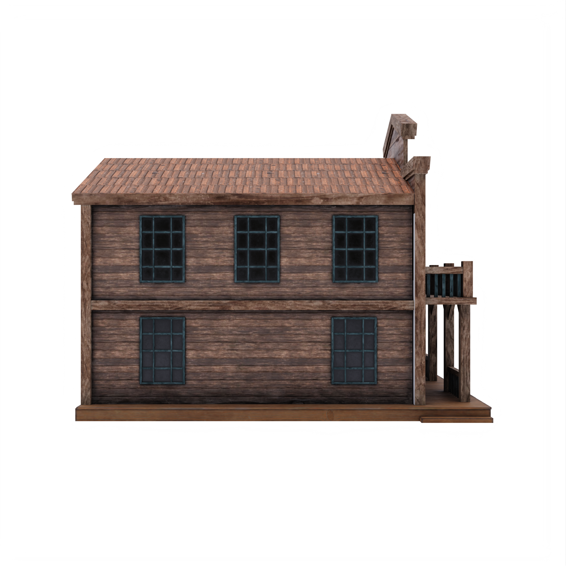 Saloon Vector Wild West Housing Building And Western Cowboys Hou