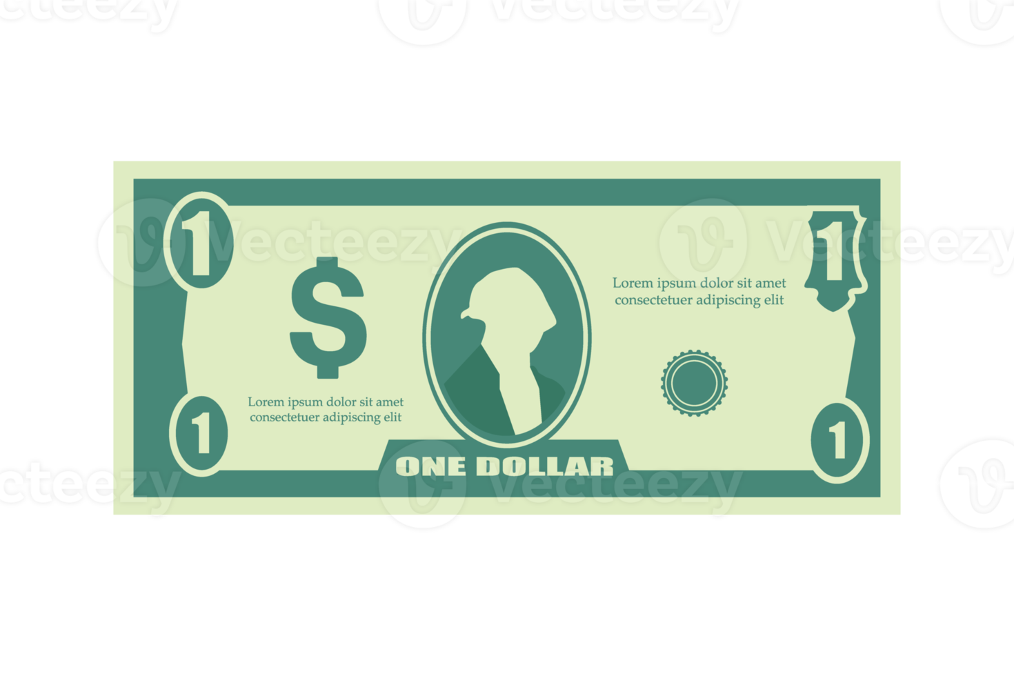 Replica dollar bills for advertising materials png