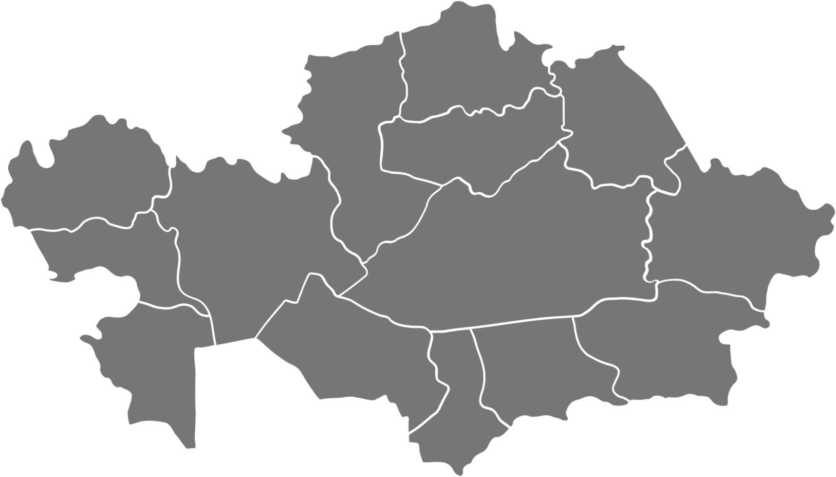 doodle freehand drawing of kazakhstan map. png