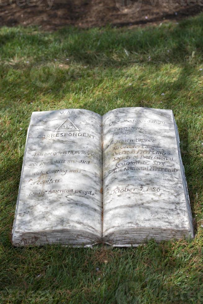 War Correspondent memorial at arlington cemetery photo