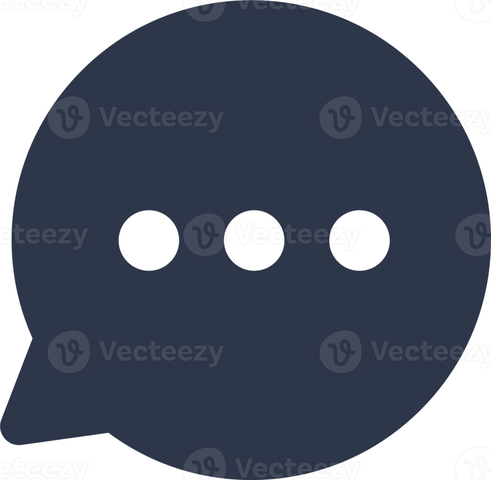 Chat icon in black colors. Messaging signs illustration. png