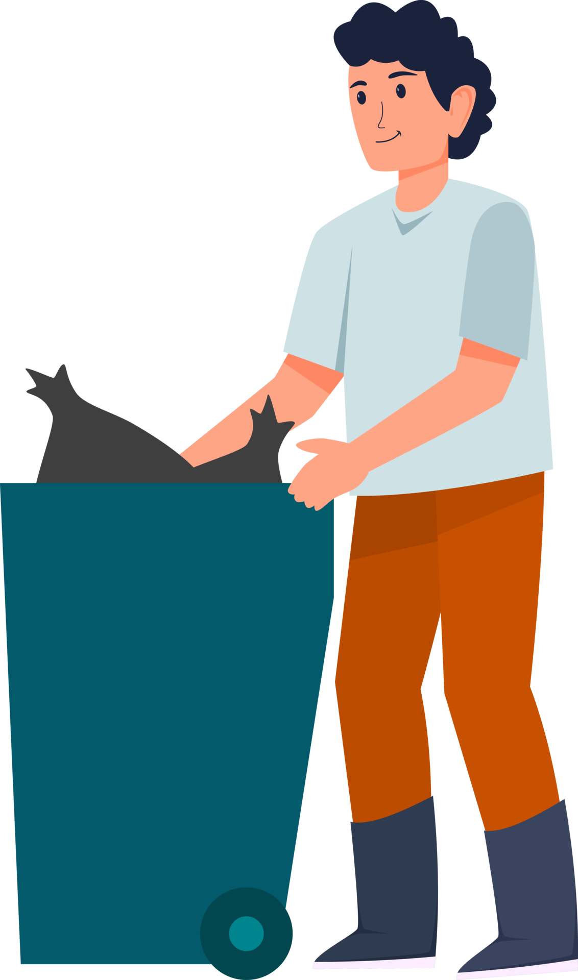 take out garbage clipart png