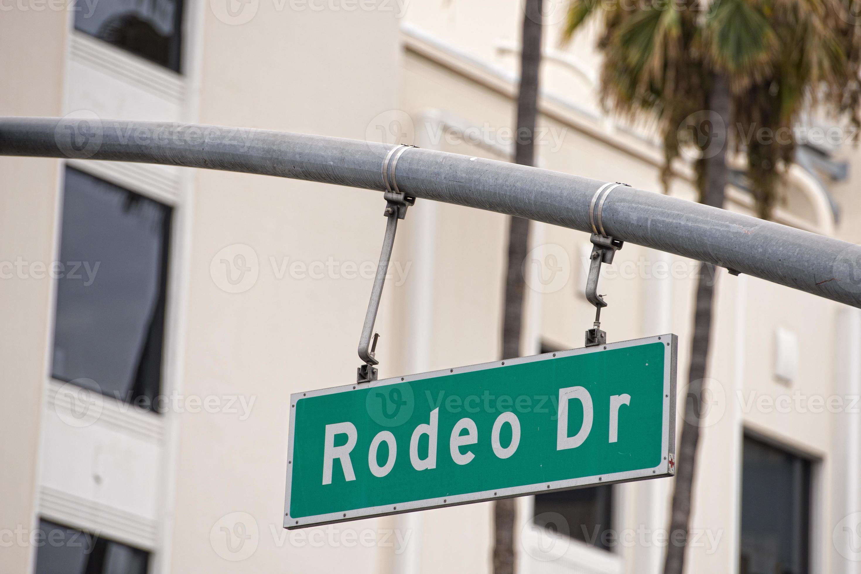 LA Hollywood Rodeo Drive sign 18754865 Stock Photo at Vecteezy