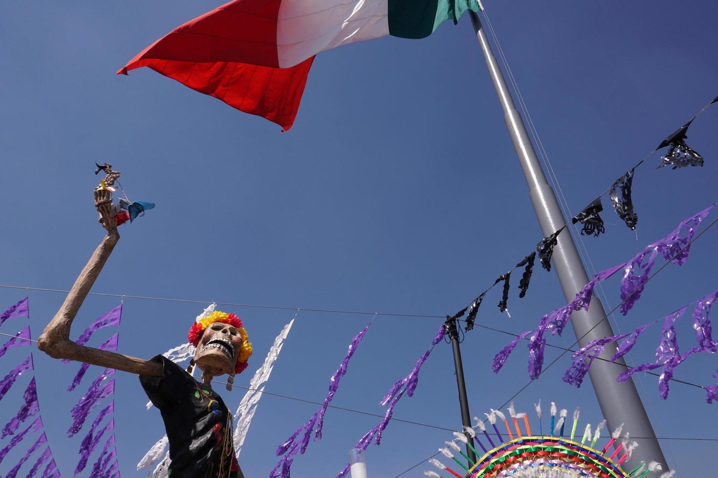 ciudad de méxico, méxico - 5 de noviembre de 2017 - celebración del día de muertos foto